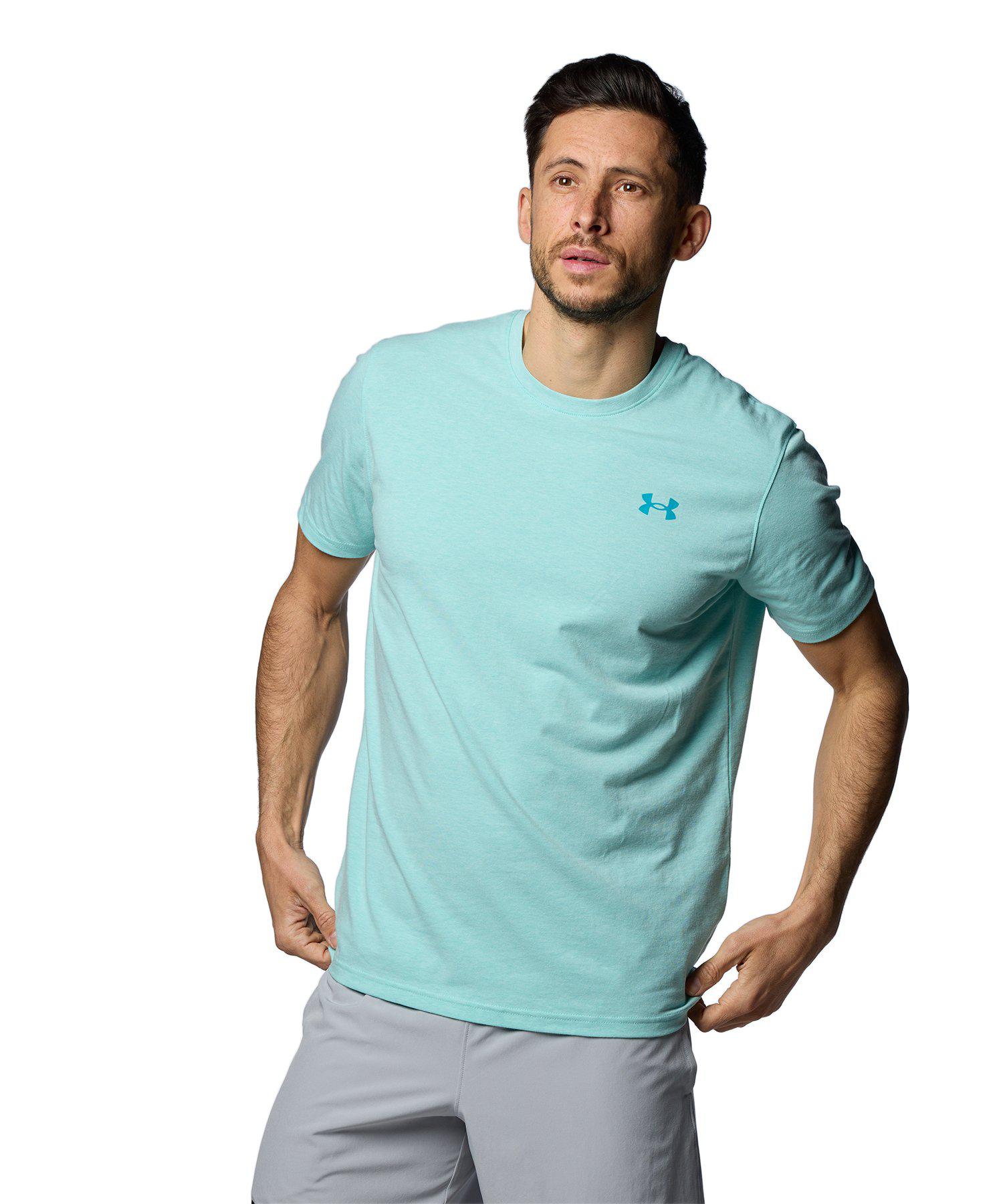 公式 アンダーアーマー UNDER ARMOUR UA UAパフォーマンスコットン ショートスリーブTシャツ（トレーニング/MEN） 1384805 Tシャツ 半袖 アウトドア スポーツ ジム メンズ 速乾 吸汗 軽量 ストレッチ 伸縮 チャージドコットン ドライ