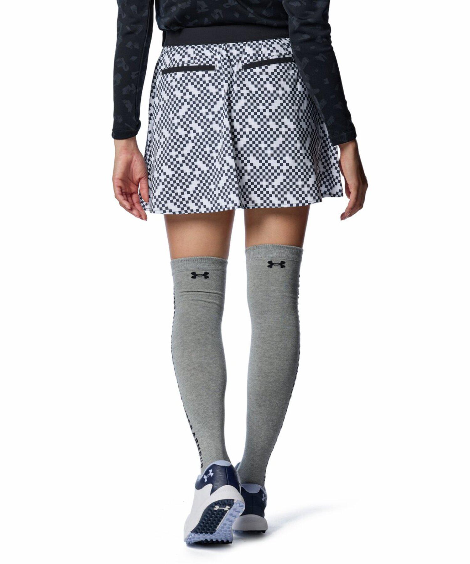 【30％OFF】公式 アンダーアーマー UNDER ARMOUR UA UAドライブ プリント スカート（ゴルフ/WOMEN） 1388333 アウトドア スポーツ ジム 運動 部活 レディース 軽量 耐久 ポケット ストーム 撥水 ドライ ブラック/ホワイト