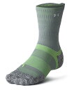 公式 アンダーアーマー UNDER ARMOUR ユニセックス UAアーマードライ ラン クッション ミッドクルー ソックス (1足セット) Run 靴下 20...