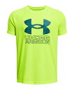 公式 アンダーアーマー UNDER ARMOUR UA UAテック ハイブリッド プリント フィル ショートスリーブTシャツ(トレーニング/KIDS) 1363281