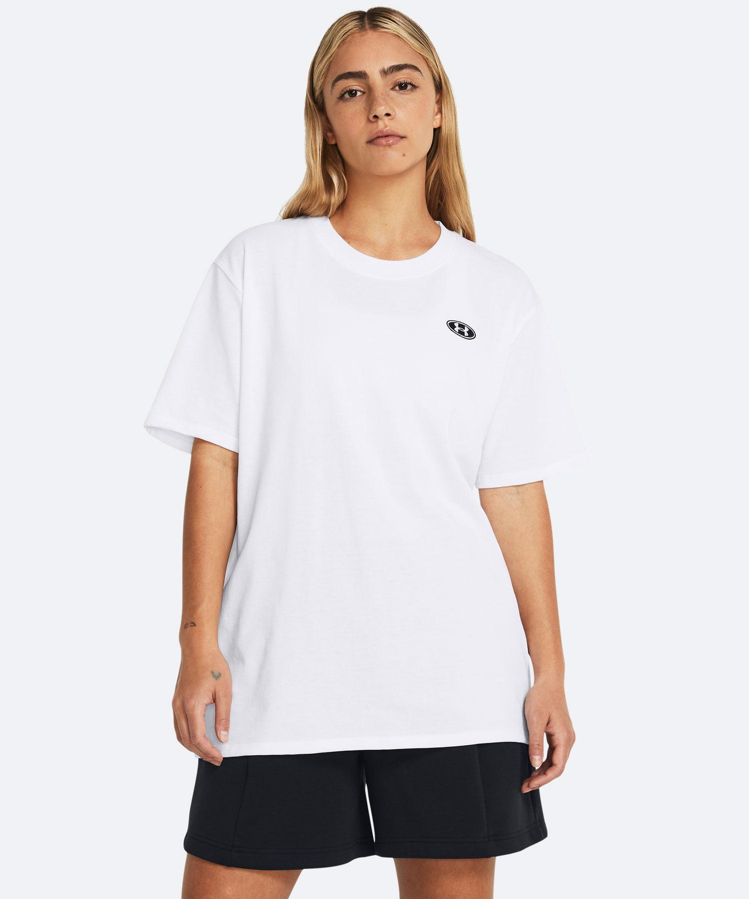 公式 アンダーアーマー UNDER ARMOUR UA UAヘビーウエイト オーバーサイズド エンブロイドパッチ ショ..