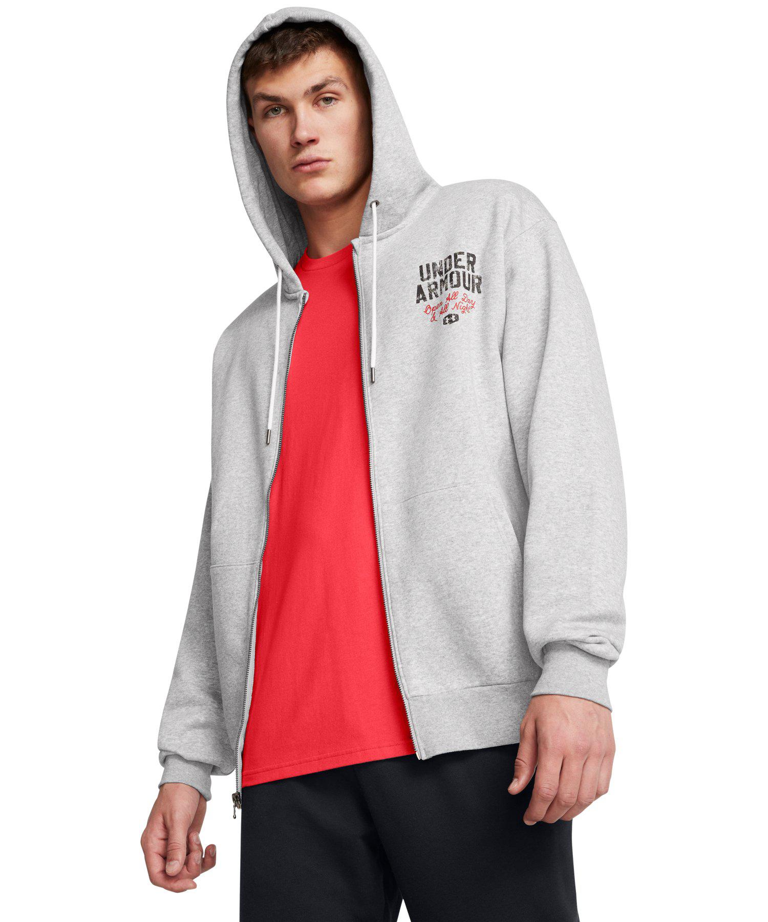 公式 アンダーアーマー UNDER ARMOUR UA UAアイコンフリース 24/7 フルジップ フーディー（ライフスタイル/MEN） 1386566