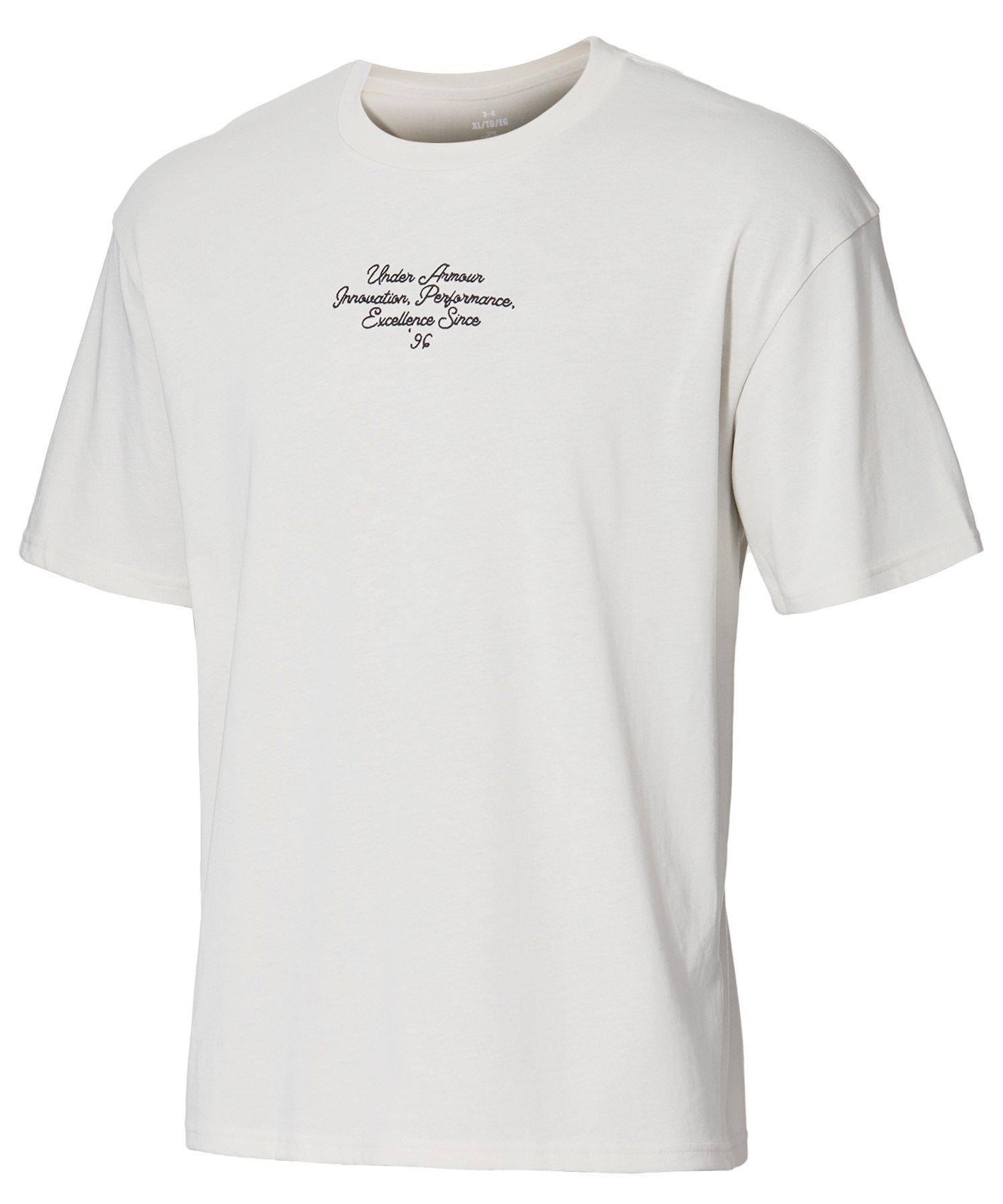 カテゴリ別に商品を見る 【商品説明】 何枚でも欲しいグラフィックTシャツ。アンダーアーマーなら軽くて、柔らかく、速乾性に優れている。フィールドからストリートまで、スポーティーかつスタイリッシュに。やや厚手の生地が、汗による透けを防ぐ【メーカーサイズ寸法(実寸)】S:着丈67.5， 身幅55， 肩幅52， 袖丈22.5M:着丈70， 身幅58， 肩幅54.5， 袖丈22.5L:着丈72.5， 身幅60.5， 肩幅57， 袖丈22.5XL:着丈75， 身幅63， 肩幅59.5， 袖丈22.52XL:着丈77.5， 身幅65.5， 肩幅62， 袖丈22.53XL:着丈80， 身幅68， 肩幅65， 袖丈22.5 【素材】 コットン60％、ポリエステル40％ 【原産国】 ベトナム 【サイズガイドはこちら】 ※ジェンダーが"UNSEX"と記載のアパレル商品は、MENSのサイズ表をご参照ください。 【別のカラーはこちら】※検索結果に商品が表示されない場合は在庫切れとなりますので、予めご了承ください。 ＜ギフト＞ギフト ギフトセット 贈り物 お礼 御礼 お礼の品 プレゼント 誕生日 お誕生日お祝い 誕生日プレゼント バースデープレゼント お返し 新物 贈答品 贈答 ＜慶事＞お祝 お祝い 御祝い 御祝 お祝い返し 内祝い 出産祝い 出産内祝い 入園内祝い 入学 入園 卒園 卒業 進学内祝い 卒業祝い 入社祝い 記念日 アニバーサリー ＜季節の贈り物・イベント＞クリスマス クリスマスプレゼント 母の日 父の日