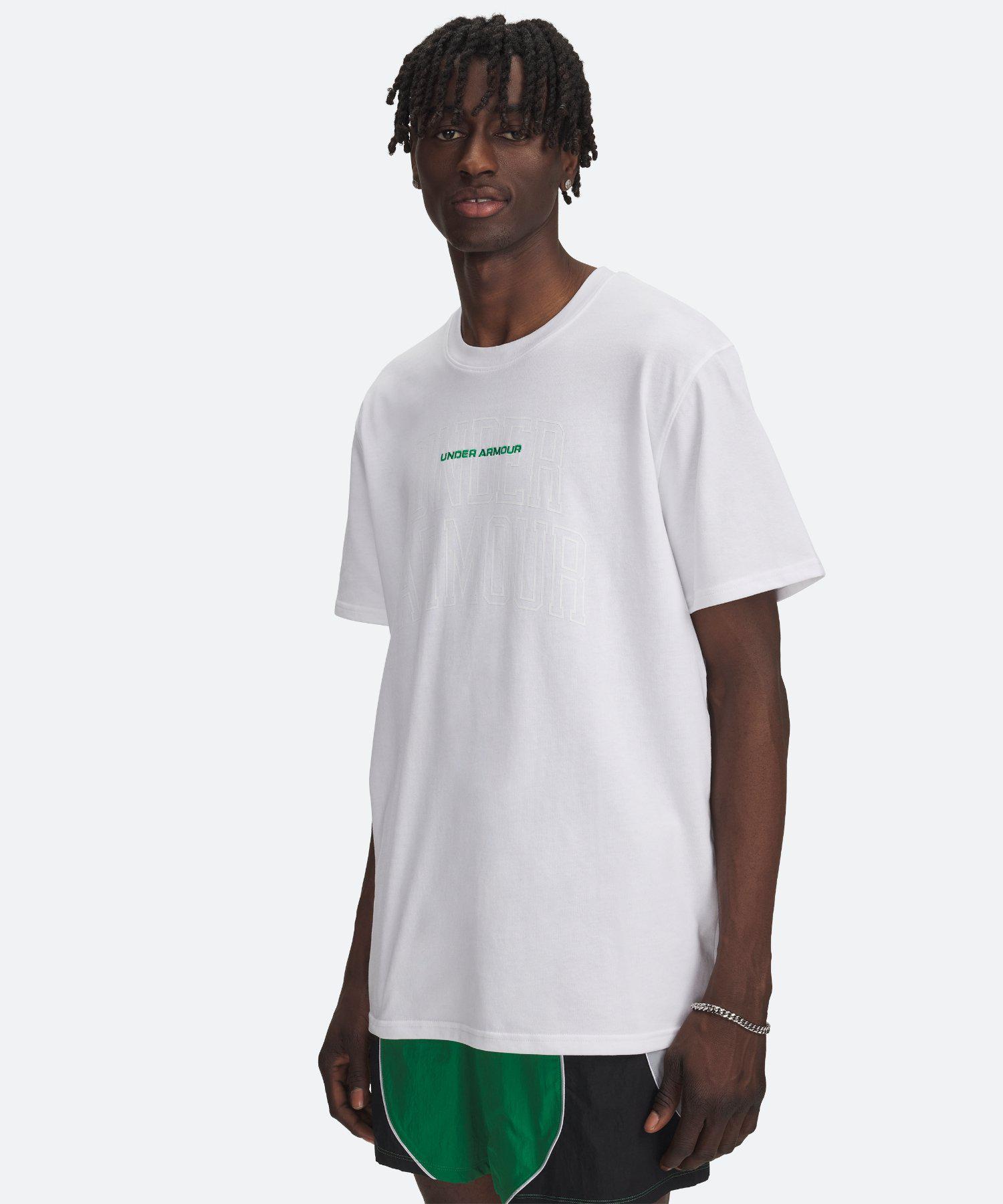 公式 アンダーアーマー UNDER ARMOUR UA UAヘビーウエイト バーシティ ミックス ショートスリーブ Tシ..