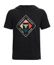 公式 アンダーアーマー UNDER ARMOUR UA UAプロジェクトロック テリー ショートスリーブ フーディー(トレーニング/BOYS) 1377475
