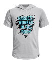 公式 アンダーアーマー UNDER ARMOUR UA UAプロジェクトロック テリー ショートスリーブ フーディー 〈ハーデストワーカー〉(トレーニング/BOYS) 1378024