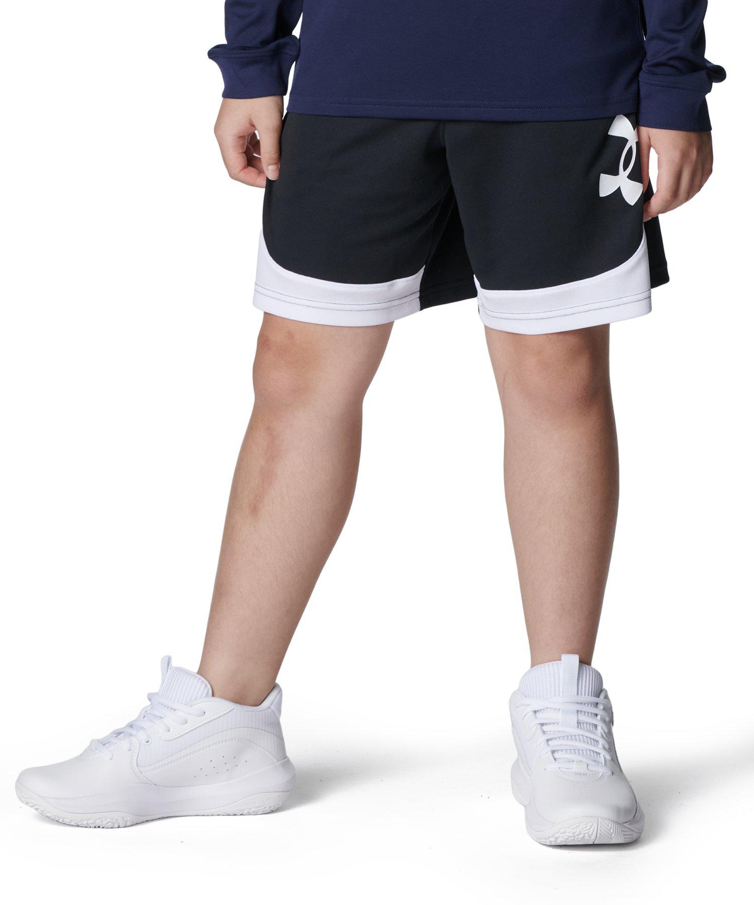 公式 アンダーアーマー UNDER ARMOUR キッズ UAゾーン ショーツ Basketball ハーフパンツ バスパン ショートパンツ 半ズボン バスケ ...