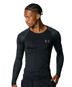 公式 アンダーアーマー UNDER ARMOUR メンズ UAヒートギア コンプレッション カモ ロングスリーブ シャツ Train アンダーシャツ ベースレイ...