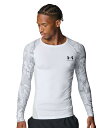 公式 アンダーアーマー UNDER ARMOUR メンズ UAヒートギア コンプレッション カモ ロングスリーブ シャツ Train アンダーシャツ ベースレイ...