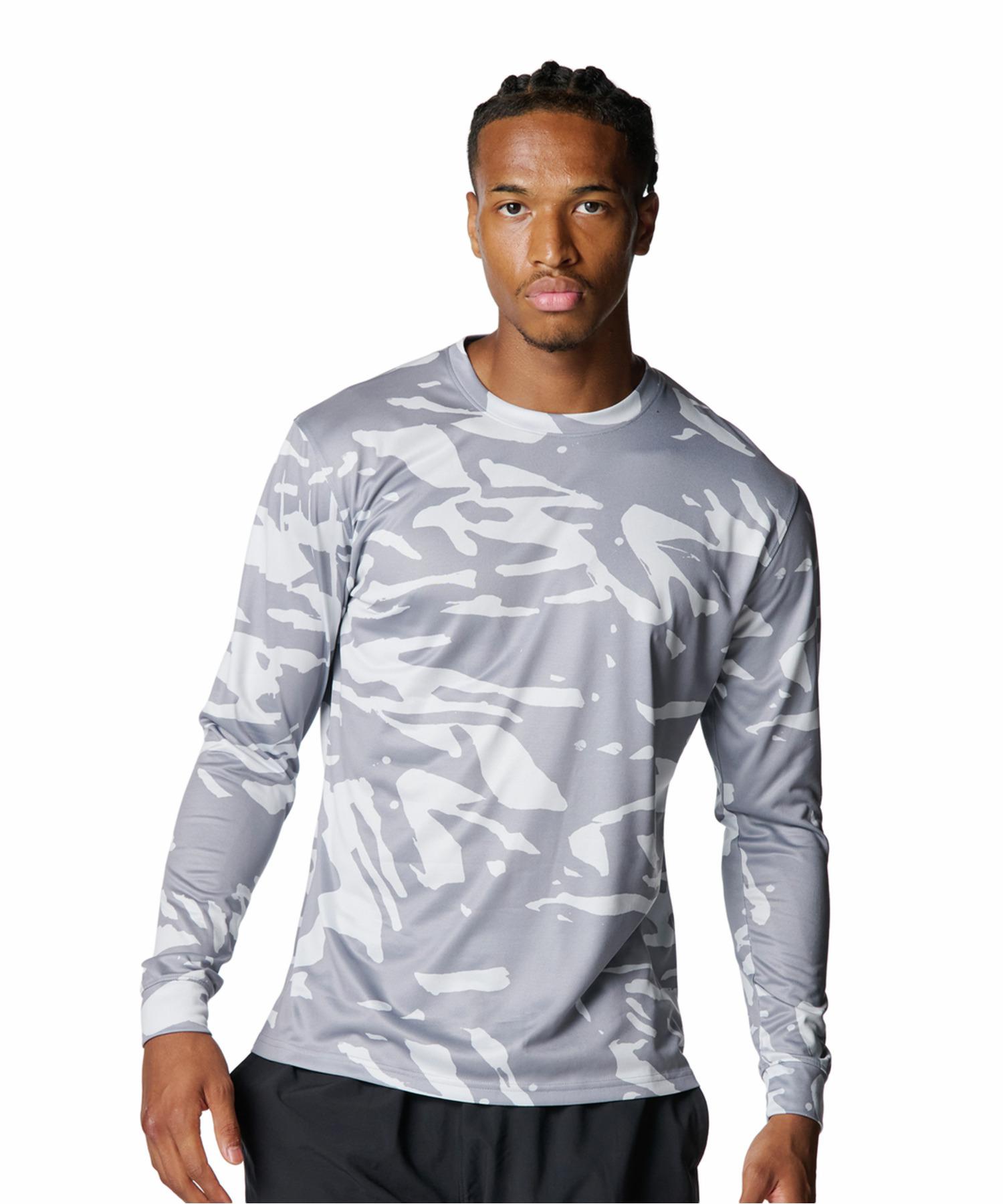 アンダーアーマー ロゴプリント 長袖 トレーニングウェア MD 青 UNDER ARMOUR アンダーシャツ メンズ UNDER ARMOUR - アンダーアーマー ロゴプリント 長袖 トレーニング