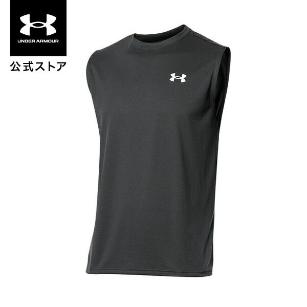 【父の日】公式 アンダーアーマー UNDER ARMOUR メンズ トレーニング Tシャツ UA テック スリーブレス ノースリーブ タンクトップ 1367452 ジム 速乾 抗菌 防臭 フィット 吸汗 伸縮 ストレッチ タンクトップ ノースリーブ シャツ スリーブレス