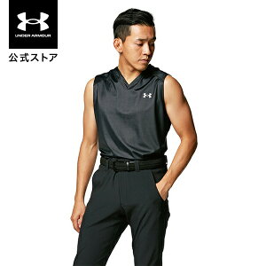 公式 アンダーアーマー UNDER ARMOUR UA メンズ ゴルフ アイソチル フィッティド スリーブレス Vネック シャツ 1364336 ベースレイヤー インナー アンダーシャツ