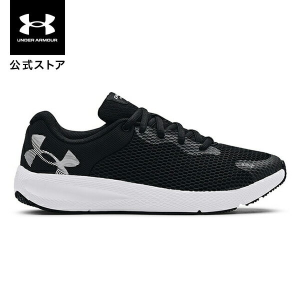 公式 アンダーアーマー UNDER ARMOUR UAチャージド パスート2 ビッグロゴ ランニング レディース 3024143 シューズ ランシュー ランニングシューズ