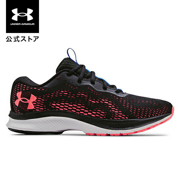 公式 アンダーアーマー UNDER ARMOUR UA チャージド バンディット7 ランニング レディース 3024189 シューズ ランシュー ランニングシューズ スニーカー ローカット レディーススニーカー ブラック 黒 ロゴ 軽量 クッション マラソン ジョギング 部活 陸上 スポーツ 運動靴