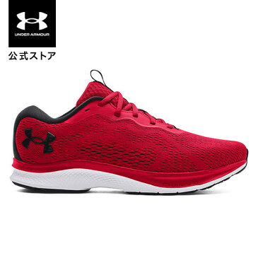 公式 アンダーアーマー UNDER ARMOUR UAチャージド バンディット7 エクストラワイド ランニング メンズ 3025132 シューズ ランシュー ランニングシューズ スニーカー ローカット レッド ホワイト ブラック 赤 白 黒 軽量 幅広 4E マラソン ジョギング 陸上 スポーツ 運動靴