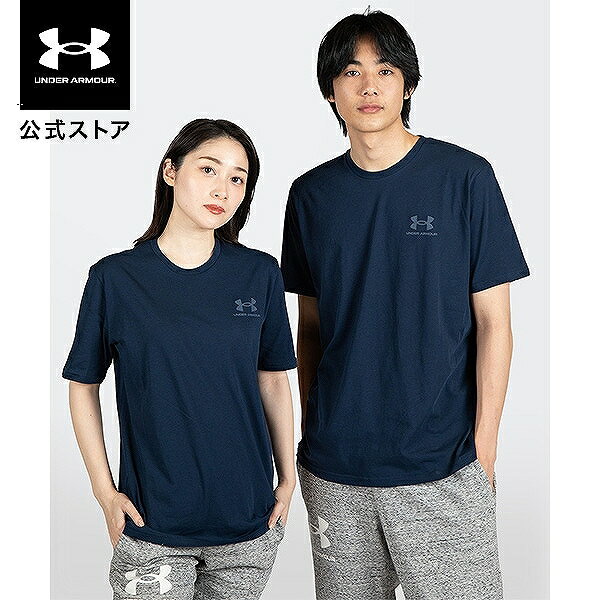 【父の日】公式 アンダーアーマー UNDER ARMOUR UA メンズ トレーニング スポーツスタイル レフトチェスト ショートスリーブ 1358554 Tシャツ シャツ 半袖 トップス カットソー ウィメンズ レディース ユニセックス ロゴ ジム Tシャツ 半袖