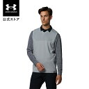 セール価格 公式 アンダーアーマー UNDER ARMOUR UA メンズ ゴルフ インテリニット セーター ベスト 1369334 ミッドレイヤー