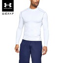 公式 アンダーアーマー UNDER ARMOUR UA コールドギアアーマー モック トレーニング メンズ 1265648 ベースレイヤー インナー アンダーシャツ アンダーウェア 長袖 トップス トレーニングウェア ロゴ 防寒 吸汗速乾 抗菌 防臭 起毛 運動 部活 スポーツ ジム