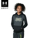 公式 アンダーアーマー UNDER ARMOUR UA アーマーフリース プラス フーディー トレーニング キッズ 1366331 フリース 起毛 長袖 プルオーバー パーカー ジュニア 子供服 ロゴ ポケット 軽量 吸汗速乾 保温 通気性 アウトドア スポーツ ジム フィットネス 部活