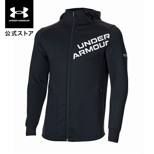 【アウトレット】公式 アンダーアーマー UNDER ARMOUR UA メンズ トレーニング パフォーマンス ニット ハイブリッド フルジップ フーディー 1371919 アウター 長袖 パーカー フード付き ジップアップ 前ファスナー ストレッチ スポーツ アウトドア ランニング ウェア 部活のサムネイル