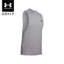 セール価格 公式 アンダーアーマー UNDER ARMOUR メンズ トレーニング タンクトップ UA レフトチェスト カットオフ タンク ノースリーブ シャツ1329286