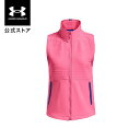 【母の日】【40%OFF】公式 アンダーアーマー UNDER ARMOUR UA レディース ゴルフ ウインドブレーカー ストーム レボ ベスト 1373634 ジップアップ アウター トレーニングウェア ロゴ ポケット 撥水 防寒 吸汗速乾 リフレクター アウトドア スポーツ ジム 運動 部活