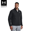 セール価格 公式 アンダーアーマー UNDER ARMOUR UA メンズ ゴルフ ジャケット アウター コールドギア リアクター Vラップ ハイブリッド 長袖 ジップアップ ゴルフウェア トレーニングウェア ロゴ ポケット 防寒 撥水 リフレクター スポーツ ジム 部活 1364642