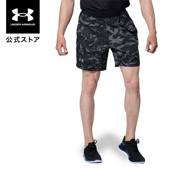 公式 アンダーアーマー UNDER ARMOUR UA スピードポケット プリント 7 ショーツ ランニング メンズ 1365885 ハーフパンツ ショートパンツ 短パン ハーパン 半ズボン