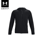 公式 アンダーアーマー UNDER ARMOUR UA メンズ トレーニング ラッシュ フリース フルジップ フーディー 1366178 フリース 起毛 長袖 ロングスリーブ パーカー ロゴ ポケット 吸汗速乾 裏起毛 撥水 防寒 アウトドア スポーツ ジム 運動 部活