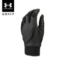 公式 アンダーアーマー UNDER ARMOUR UA メンズ ベースボール アンダーグローブ ノンカラー 1354256 手袋 グローブ 手ぶくろ 五本指 右投げ用 グリップ ズレ防止 ロゴ スポーツ ジム 運動 部活 高校野球 ソフトボール