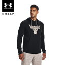 【40%OFF】公式 アンダーアーマー UNDER ARMOUR UA メンズ トレーニング プロジェクトロック テリー フーディー 1367107 長袖 トップス パーカー プルオーバー ロゴ ポケット 吸汗速乾 アウトドア スポーツ ジム 運動 部活