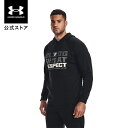 公式 アンダーアーマー UNDER ARMOUR UA メンズ トレーニング プロジェクトロック ライバルフリース フーディー 1367109 長袖 トップス パーカー プルオーバー ロゴ ポケット 吸汗速乾 防寒 裏起毛 アウトドア スポーツ ジム 運動 部活