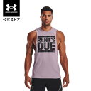 【40 OFF】公式 アンダーアーマー UNDER ARMOUR UA メンズ トレーニング プロジェクトロック タンク 〈レンツデュー〉 1373756 タンクトップ 袖なし ノースリーブ 吸汗速乾 綿混 スポーツウェア トレーニングウェア スポーツ アウトドア ジム ウェア ウエア 運動 部活