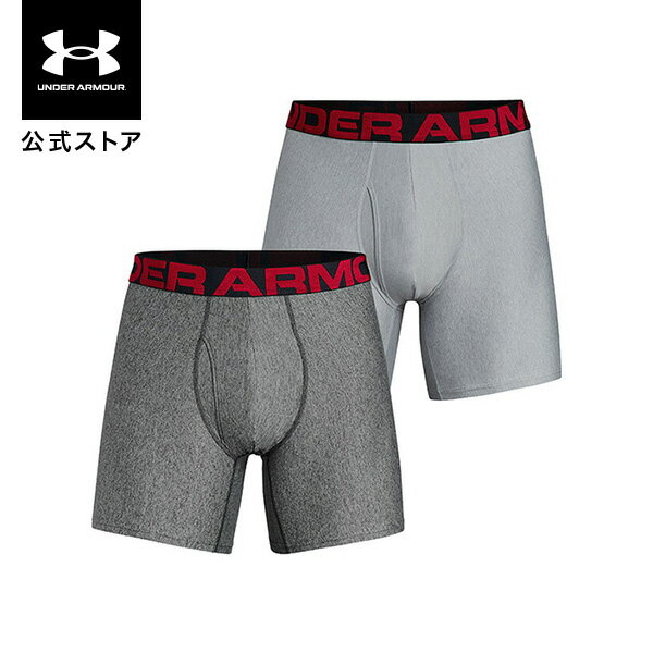 アンダーアーマー ボクサーパンツ メンズ 【50%OFF】公式 アンダーアーマー UNDER ARMOUR UA メンズ トレーニング テック 6インチ アンダーウェア 2枚セット 1358556 ボクサージョック ボクサーパンツ 下着 インナー ロゴ 吸汗速乾 抗菌 防臭 通気性 メッシュ シームレス スポーツ ジム 運動 部活