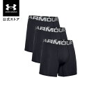 【30 OFF】公式 アンダーアーマー UNDER ARMOUR UA メンズ ライフスタイル チャージドコットン 6インチ アンダーウェア 3枚セット 1363617 ボクサージョック ボクサーパンツ 下着 インナー シームレス メッシュ 通気性 ロゴ 吸汗速乾 スポーツ ジム