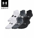 【30%OFF】公式 アンダーアーマー UNDER ARMOUR UA キッズ トレーニング ソックス 靴下 エッセンシャル ノーショー ソックス 137054...