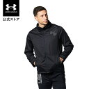 【40 OFF】公式 アンダーアーマー UNDER ARMOUR メンズ トレーニング ジャージ UA アーマーニット ウインドジャケット 1378379 長袖 アウター 収納フード付き 防風 撥水 フード付き ストレッチ スポーツウェア アウトドア スポーツ ランニング ウェア ウエア 運動 部活