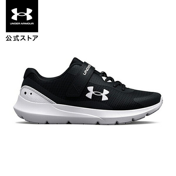 楽天アンダーアーマー公式 楽天市場店【30％OFF】公式 アンダーアーマー UNDER ARMOUR UA キッズ ランニング サージ3 AC 3024990 シューズ ランシュー ランニングシューズ スニーカー ジュニア キッズスニーカー ローカット 子供靴 軽量 メッシュ マラソン ジョギング 陸上 部活 スポーツ 運動靴