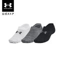 公式 アンダーアーマー UNDER ARMOUR UA UAエッセンシャル ウルトラロー タブ ソックス (3足セット)(トレーニング/UNISEX) 1382...