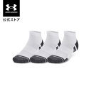 公式 アンダーアーマー UNDER ARMOUR ユニセックス トレーニング 靴下 UAパフォーマンステック ローカット ソックス (3足セット) メンズ ウィ...