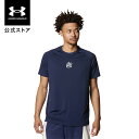 【30%OFF】公式 アンダーアーマー UNDER ARMOUR UA カリー テック ロゴ ショートスリーブTシャツ (バスケットボール/MEN) 1384724 Tシャツ 半袖 バスケ アウトドア スポーツ ジム 運動 部活 メンズ 軽量 吸汗 速乾 伸縮 ドライ 防臭