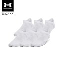 公式 アンダーアーマー UNDER ARMOUR UA UAエッセンシャル ノーショー ソックス (6足セット)(トレーニング/KIDS) 1382610 アウ...