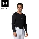 【30%OFF】公式 アンダーアーマー UNDER ARMOUR UA メンズ ベースボール 野球 ベースレイヤー インナー コールドギアアーマー コンプレッション ロングスリーブ クルーシャツ 1375373 アンダーシャツ アンダーウェア 長袖 ロゴ 防寒 吸汗速乾 高校野球 アウトドア