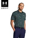 【30%OFF】公式 アンダーアーマー UNDER ARMOUR メンズ ゴルフ ポロシャツ UAプレーオフ プリント ポロ3.0 半袖 父の日 1378677...
