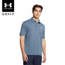 【30%OFF】公式 アンダーアーマー UNDER ARMOUR メンズ ゴルフ ポロシャツ UAプレーオフ プリント ポロ3.0 半袖 父の日 1378677...