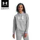 【30%OFF】公式 アンダーアーマー UNDER ARMOUR UA UAライバルフリース ビッグロゴ プルオーバー フーディー(ライフスタイル/WOMEN) 1379501 アウトドア スポーツ ジム 運動 部活 レディース 長袖 パーカー フード 軽量 保温 吸汗 速乾 カンガルーポケット