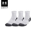 公式 アンダーアーマー UNDER ARMOUR Unisex Train UAパフォーマンステック クオーター ソックス (3足セット)(トレーニング/UNI...