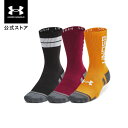 【30%OFF】公式 アンダーアーマー UNDER ARMOUR UA UAパフォーマンステック ノベルティ クルー ソックス (3足セット)(トレーニング/U...