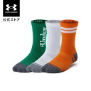 【30%OFF】公式 アンダーアーマー UNDER ARMOUR UA UAパフォーマンス テック クルー ソックス (3足セット)(トレーニング/KIDS) ...