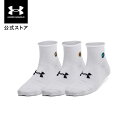 【30%OFF】公式 アンダーアーマー UNDER ARMOUR ウィメンズ スポーツスタイル UAエッセンシャル ノベルティ クオーター ソックス (3足セッ...